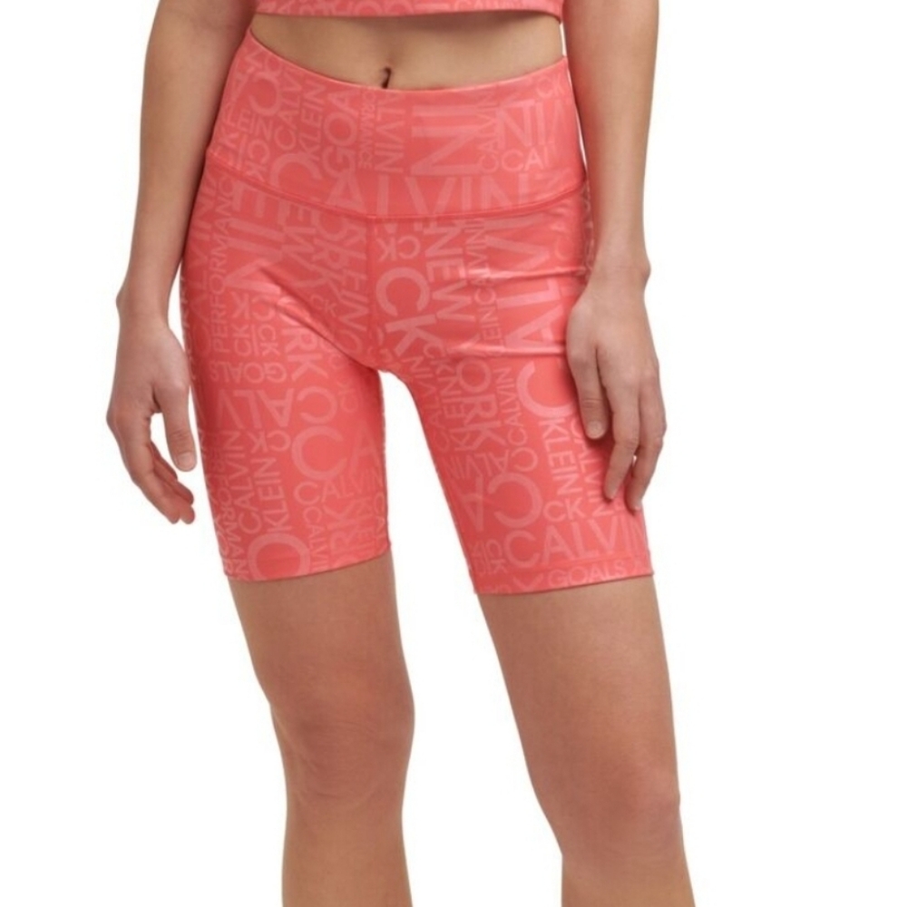 💪Calvin Klein Performance Athletic Peach Biker Short - Size Large NWT